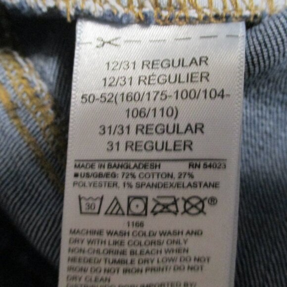 Gap jeans Classic Straight blue denim with stretch like new size 12 - Picture 3 of 8